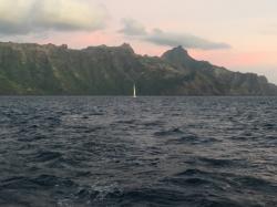 SV Sweet Dream is following us on the way to Nuku-Hiva